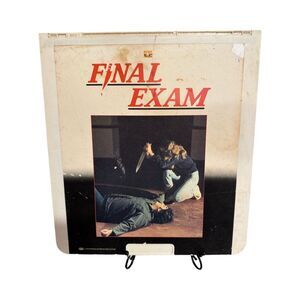Final Exam CED VideoDisc 1981 Horror Cecile Bagdadi Joel Rice Rare Untested